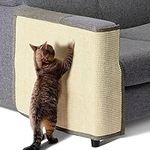 Navaris Cat Scratch Mat Sofa Shield - Natural Sisal Furniture Protector Scratching Pad for Cats - Scratch Carpet for Couch, Sofa, Chair - Right