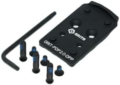 GRITR Optic Plate for Mounting Optics on Walther PDP Firearms with 2.0 Optic Plate System, Compatible with Delta Point Pro (DPP) Footprint Optics