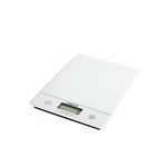 Sabichi White Digital Kitchen Scales - Food Scale with Tempered Glass Platform - Electronic Scales Kitchen With LCD Display - Multifunctional Digital Scales for Home and Kitchen Baking, 5kg/11lb