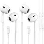 2 Packs- Wired Headphones for iPhon