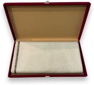 Raymond Mens Suit Fabric Box (3 Meters, All Weather fabric, Premium Fabric, Attractive Velvet Box) (Cream)