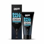 Beardo Ball Safe Hair Removal Cream | Intimate Hair Removal Cream for Men | Painless & Safe Hair Removal in Minutes | With Coconut Oil, Shea Butter & Aloe Vera for Smooth & Hydrated Skin | Dermatologically Tested - 100ml