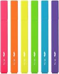 Mr. Pen- Aesthetic Highlighters, 6pcs, Chisel Tip, Vibrant Colors, Assorted Colors, No Bleed Cute Highlighters and Pens for Bible Pages