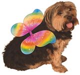 Rubies Costume Co Halloween Classics Collection Pet Costume, Small/Medium, Rainbow Fairy Wings