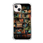 Yewjog Aesthetic Book Art Case Compatible with iPhone 15, Trendy Cool Teen Girl Women Boy Silicone Shockproof TPU Bumper Anti-scratch Protective Cover Case for iPhone 15