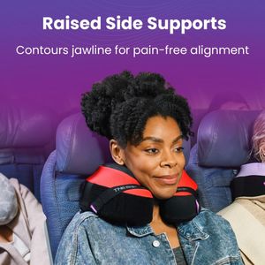 Cabeau Evolution Travel Neck Pillow – Red Memory Foam Support