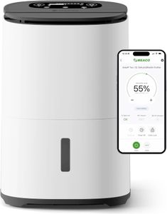 MeacoDry Arete Two 12L Dehumidifier – Compact Home Moisture Removal