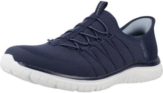 Skechers Hands Free Slip-ins Virtue – Glow, Zapatillas Mujer, Navy Nvy, 35 EU