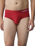 DAMENSCH Men Deo-Soft Supima Modal Briefs-Pack of 1-Tango Red-Medium