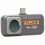 Fluke TC01A Thermal Imaging Camera Android 256x192 IR Resolution 25Hz Refresh Rate -10°C to 550°C (14°F to 1022°F) Temperature Range 50mK Thermal-Sensitivity USB-C for Smartphone Tablets PC (1Pc)