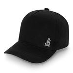 Jan & Jul Kids Summer Hat with Brim Breathable Baseball Cap for Toddler (Black, L: 2-5T)