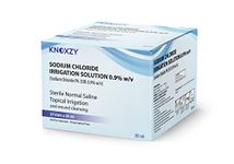 KNOXZY Sterile Saline Pods | Eye Wash | Wound Cleansing | Topical Irrigation | 25 x 20 ml sterile Pods