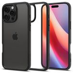 Spigen Ultra Hybrid Back Cover Case Compatible with iPhone 16 Pro Max (TPU + Poly Carbonate | Matte Black)