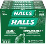 Halls Mentho-Lyptus Cool Mint 9 Count, Pack of 20, Singles (Full Tray)