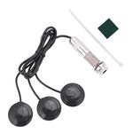 Guitar Pickups Acoustic Electric Instrument Piezo 3 in 1 Microphone Contact for Acoustic Guitar Ukulele Mandolin