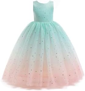Flower Girls Tulle Dress Bridesmaid Sparkle Wedding Pageant Dresses Princess Birthday Party