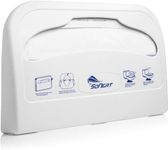 SoNeat Toilet Seat Cover Dispenser - Half Fold Wall Mounted Plastic Dispenser for Disposable Toilet Seat Cover - Heavy Duty, Portable, Lightweight Holder for Commercial and Residential Use