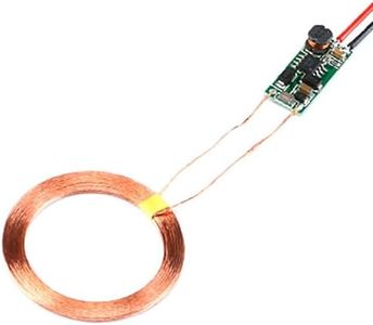 JESSINIE 5V1A Wireless Power Transfer Module Wireless Charging Transmitter Receiver Inductive Coil Circuit Board Module Fun DIY Kit