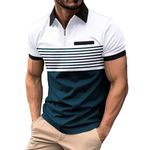 Limited Time Deals Bowling Shirts Mens Retro Men's Tshirts Multipack Hiking Shirts Mens UK Short Sleeve Shirts for Men Adult 6XL T Shirts for Men Amazon Outlet Clearance UK A-White