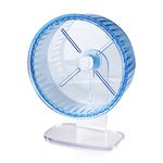 9In Hamster Wheel, Adjustable Chinchilla Wheel, Silent Spinner Hamster Wheel, Hedgehog Mouse Wheel for Dwarf Syrian Gerbils Mice and Other Small Size Pet (9 Inch, Blue)