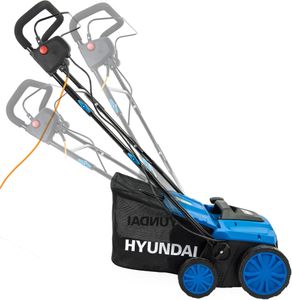 HYUNDAI 14” Electric Lawn Scarifier & Aerator – 1600W, 45L Bag, Adjustable Height