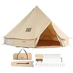 VEVOR Canvas Tent Bell Tent, Yurt T