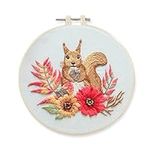 YEESAM ART Embroidery Kit with Cute