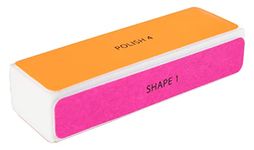 ColourBurst 4 Way Nail Buffing Block – Manicure Essential Tool, Adds a Brilliant Shine to Nails. Perfect Stocking Filler. (Assortment: Colour May Vary that Shown in The Picture), 47-172