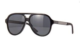 Gucci Gg0688s Sunglasses, Black-Black-Grey, 59