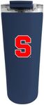 Decorvo Officially Licensed Collegiate Stainless Steel Tumbler - Double Walled Insulated Travel Tumbler - 24 oz (Syracuse Logo Navy)