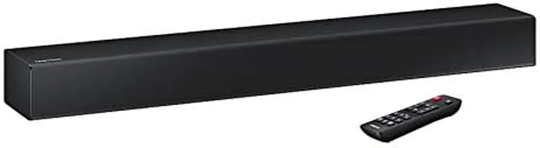 SAMSUNG HW-N300 2-Channel TV Mate Soundbar, Bluetooth Wireless, Built-in USB Port, Surround Sound Expansion, Booming Bass with a Built-in Woofer, Audio Remote App