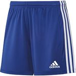 adidas Women's Squadra 21 Shorts, Royal Blue/White, XS