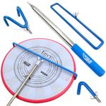 Rogue Iron Sports Disc Golf Retriever Pole Telescopic Disc Golf Accessories Grabber 16 inches to 16ft