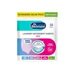 Dr. Beckmann Laundry Detergent Sheets BIO Fresh Blossom Pre-dosed 50 sheets