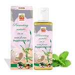 AOS Products 100% Pure Natural Peppermint Oil | 60ML | Enhance Skin Radiance, Amplify Hair Vibrancy | Rejuvenating Care Face, Scalp & Skin | Mentha Piperita Body Essential Oils |