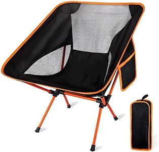 Frasheng Sedia da Campeggio Pieghevole, Leggera Sedia da Campeggio, Portatile Leggera Sedia da Spiaggia con Borsa da Trasporto, Carico Massimo 150 kg, per Esterni, Picnic, Spiaggia, Giardino, Pesca