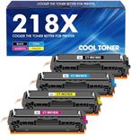 218X 218A Toner Cartridges 4 Pack C