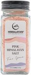 Himalayan Secrets Natural Pink Cooking Salt in Refillable French Glass Shaker - 4.4 oz Healthy Unrefined Fine Salt Packed with Minerals - Kosher Certified