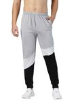 chopper club Men Slim Fit Track Pants, Material - Cotton, Sweatpants, Joggers, Cross-Patch Grey XL