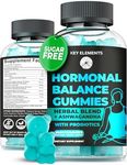 PMS Gummies Hormonal Balance Supplements For Women - Probiotic PMS Vitamins Menstrual Cramp Relief, Hot Flashes Menopause Support - PMS Relief with Dong Quai, Chasteberry, Black Cohosh & Ashwagandha