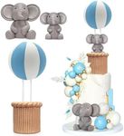 2 PCS Elephant Cake Decoration Topp