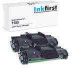 2 Inkfirst® Toner Cartridges 1100 (310-6640, 310-7660) Compatible Remanufactured for Dell 1100 1110 Black