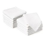 Encasa XO Kitchen Dish Towels Set | White | Waffle Weave and Flat Hand Tea Towel | 30x30 cm | Quick Drying Reusable Cotton Washcloths | Multipurpose Lightweight Dishcloths Set of 12