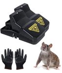 BATUUTAH 21CM Rat Traps that Kill Instantly XXL Professional Rat traps For Indoors Outdoors Rodent Control (UK seller) (2pack XXL Large)