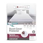 Guardmax Waterproof Duvet Cover - Jersey Fabric with Zipper Closure | Premium Quality, Bed Bug & Allergen Proof Queen (86 x 86)