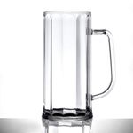 Virtually Unbreakable Polycarbonate Beer Glass Elite BVARIAN Pint TANKARD CE & Nucleated Pack of 1