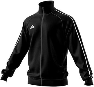 adidas Australia Men's Core 18 Polyester Jacket, Black/White, XL