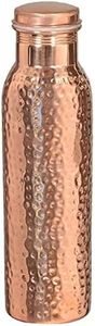 Hammered Copper Stylish Bottle Joint Free with Ayurvedic benefited 100% Pure & Leak Proof Bottle