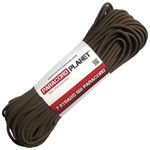 PARACORD PLANET 50 ft Mil-Spec Commercial Grade 550Lb Type Iii Nylon Paracord Dark Brown (Ll)