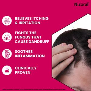 Nizoral Anti-Dandruff Shampoo with Ketoconazole, 100ml – Itchy Scalp Treatment